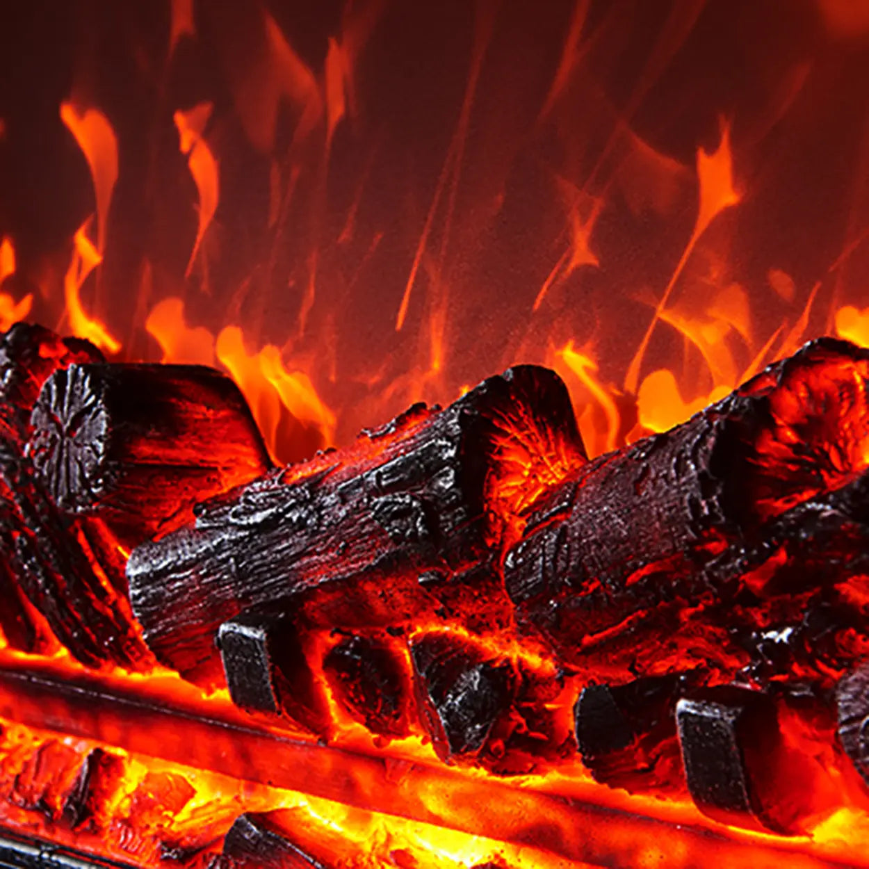 Moderner TV-Schrank mit Kaminlicht – Steinoptik - Image 10