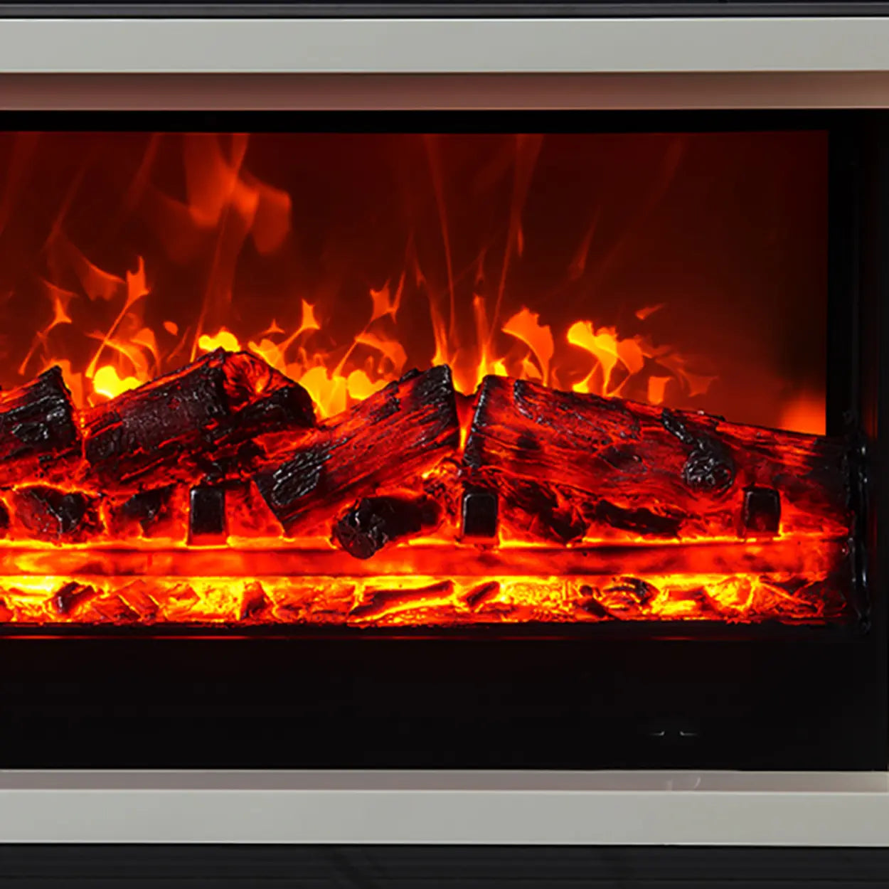 Moderner TV-Schrank mit Kaminlicht – Steinoptik - Image 11